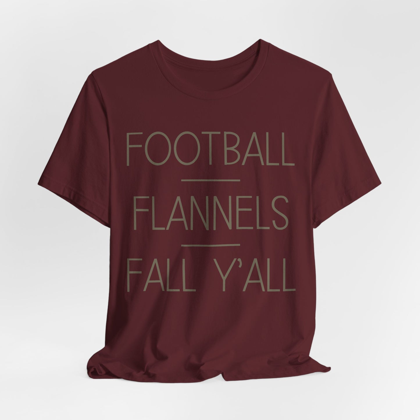 Football Flannels Fall Y'all T-Shirt
