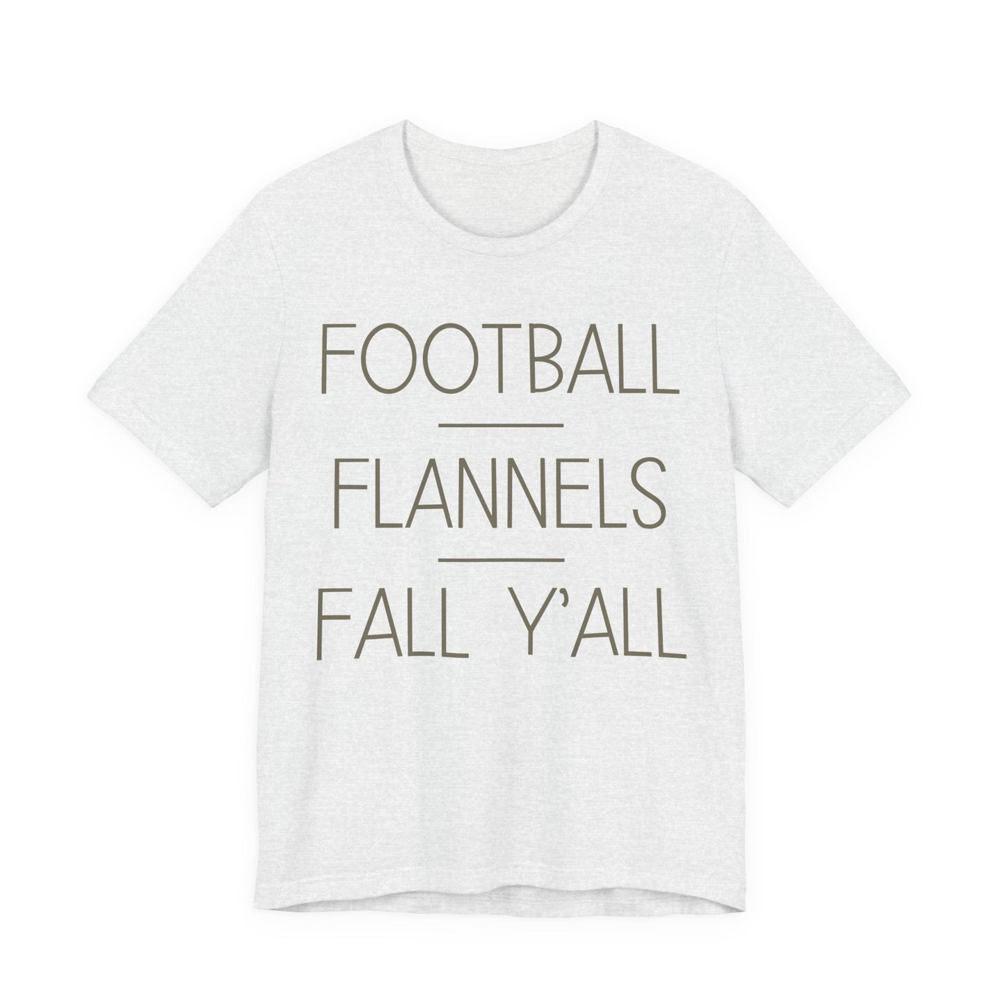 Football Flannels Fall Y'all T-Shirt