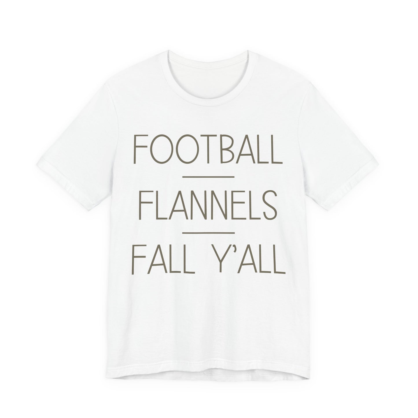 Football Flannels Fall Y'all T-Shirt