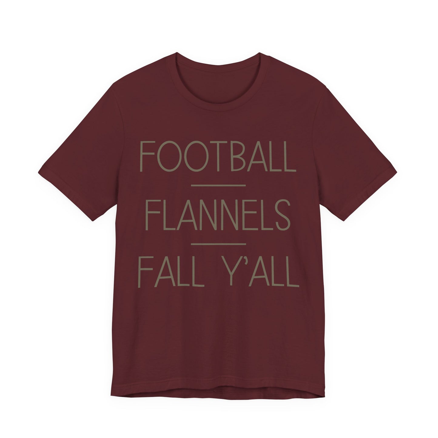 Football Flannels Fall Y'all T-Shirt