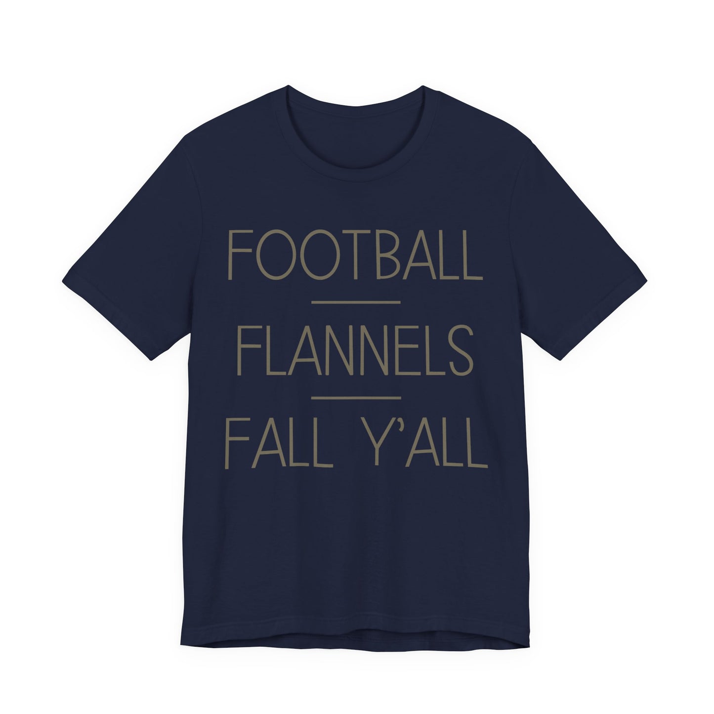 Football Flannels Fall Y'all T-Shirt