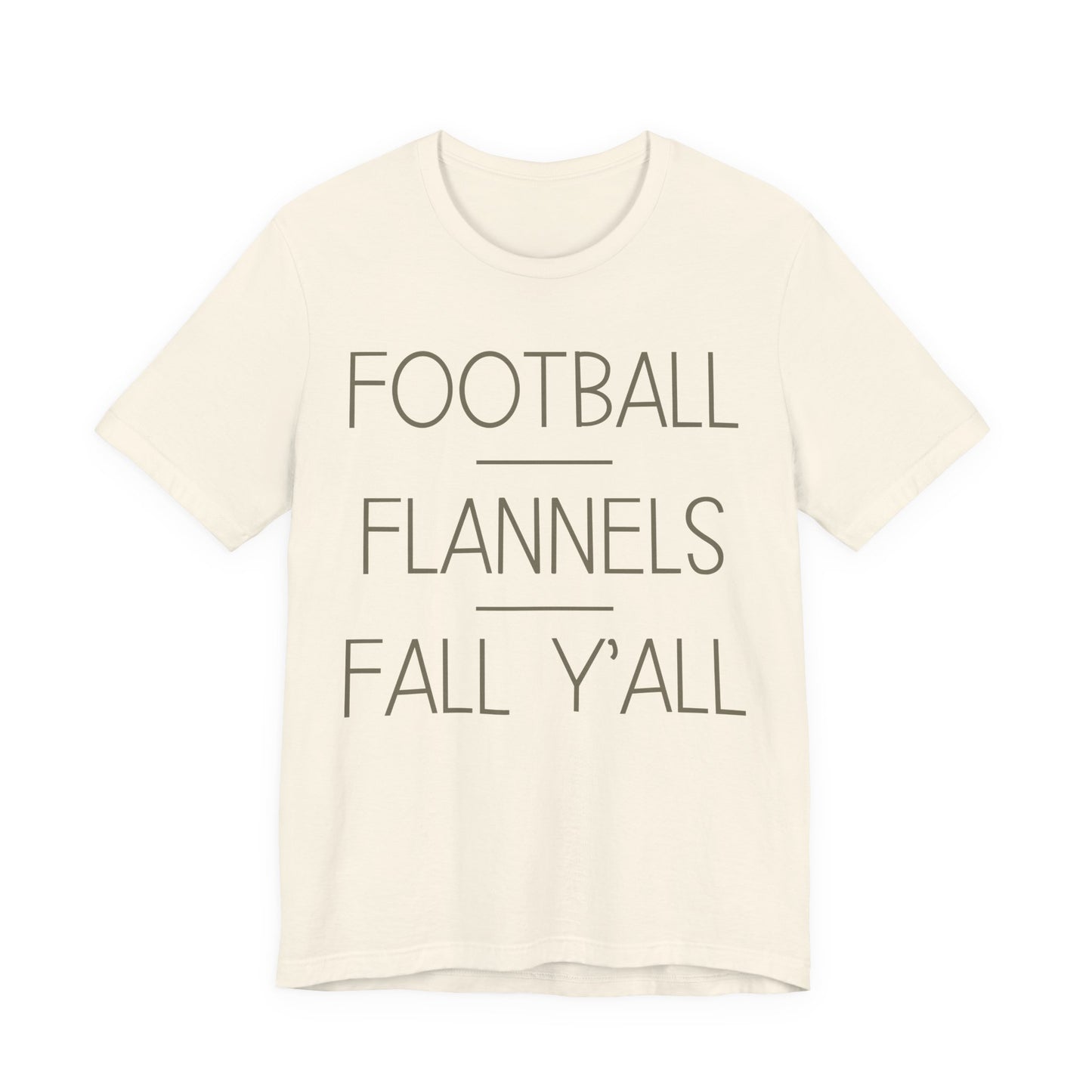 Football Flannels Fall Y'all T-Shirt