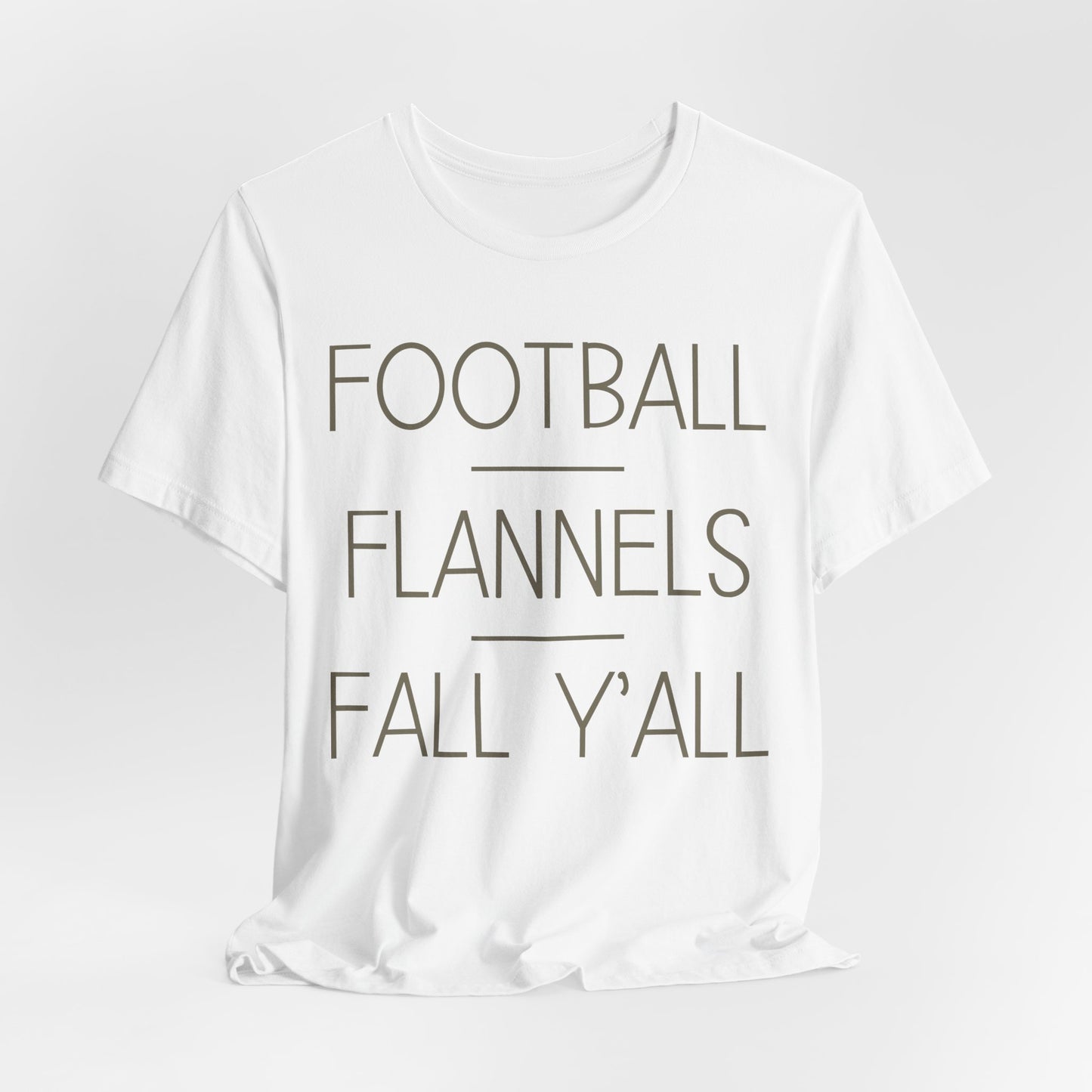 Football Flannels Fall Y'all T-Shirt