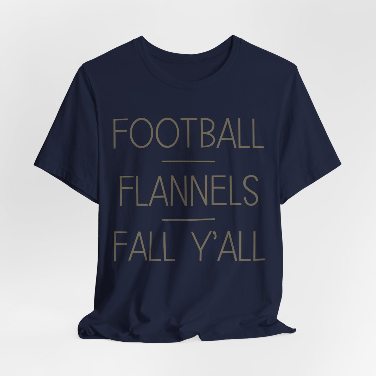 Football Flannels Fall Y'all T-Shirt