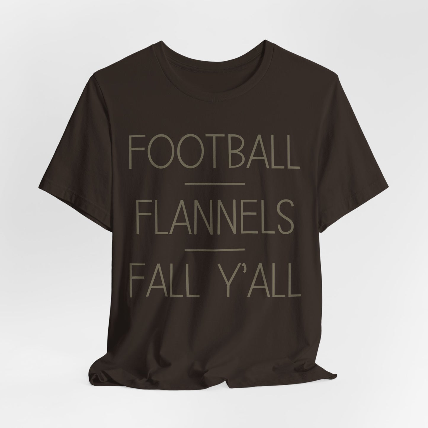 Football Flannels Fall Y'all T-Shirt