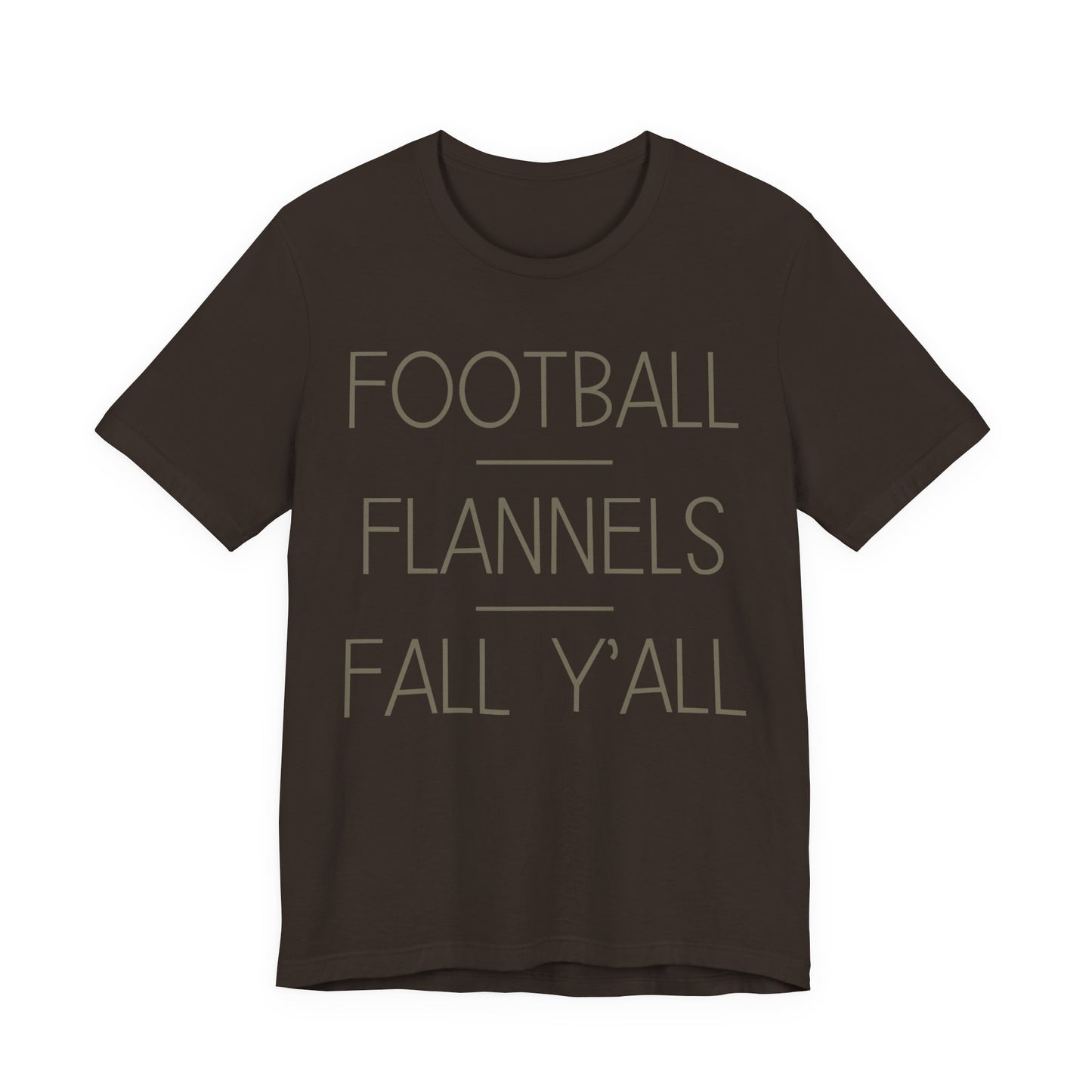 Football Flannels Fall Y'all T-Shirt